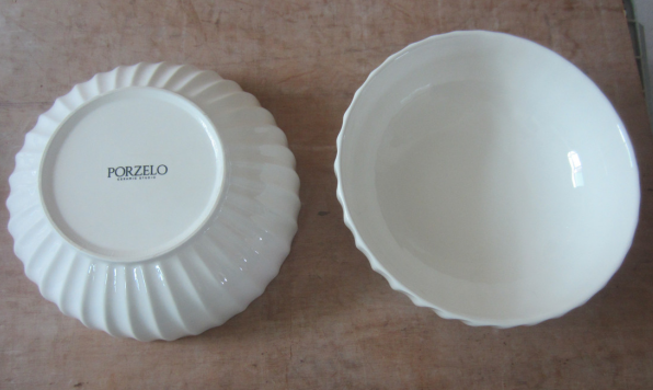 White ceramic bowl Inspection Pure color relief vertical pattern Third party inspection report AQL sampling inspection standard for White ceramic bowl